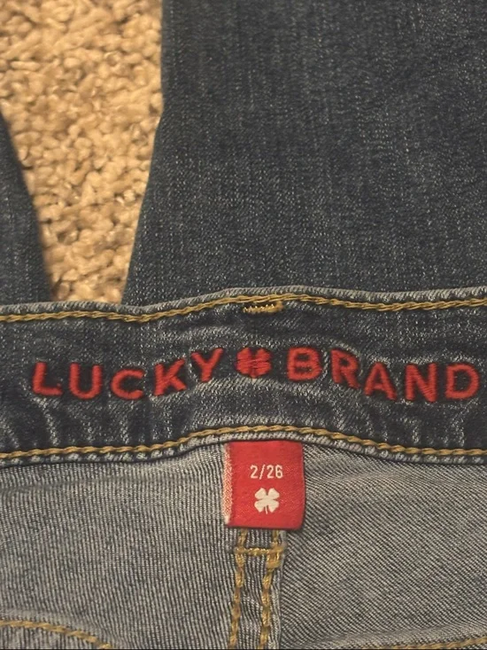 NWT Lucky Brand Sweet Mid Rise Kick Crop Jeans 26 - Picture 7 of 10